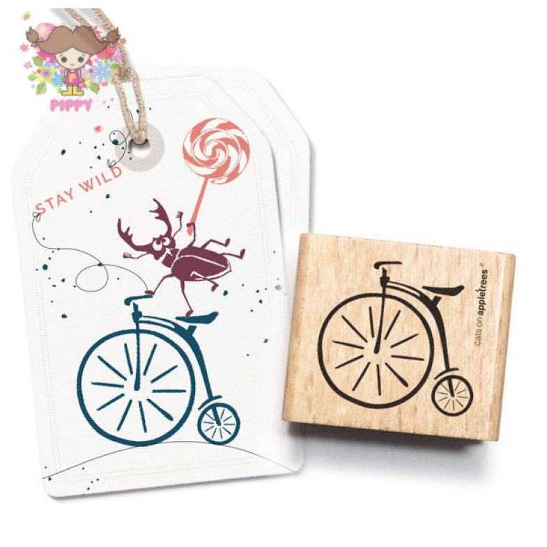 cats on appletrees スタンプ☆Penny Farthing☆